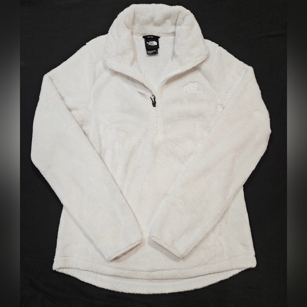 The North Face White Fleece Zip-Up Jacket - Picture 4 of 7